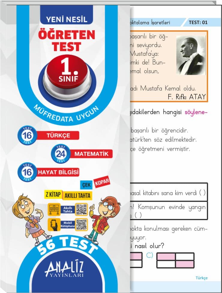 1. SINIF YAPRAK TEST - ÖĞRETEN