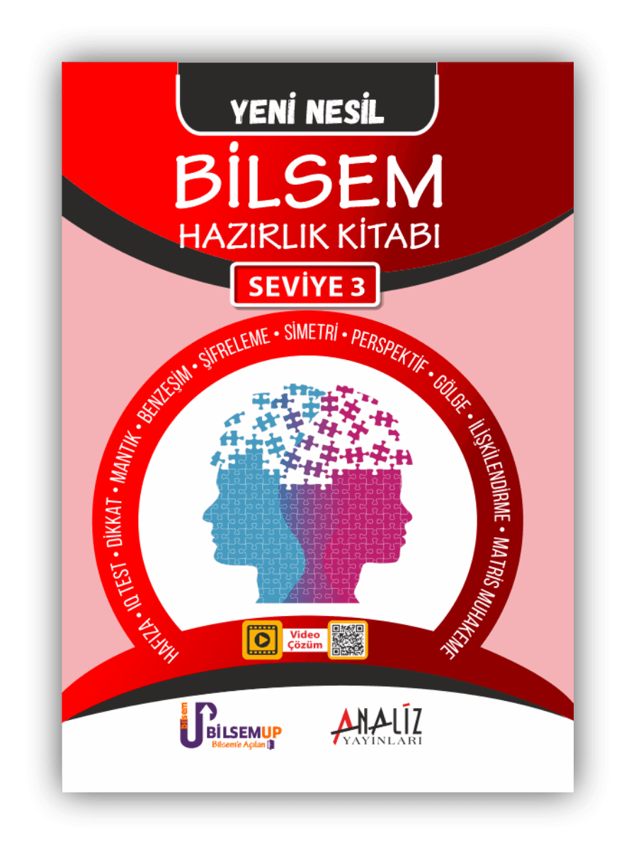 BİLSEM HAZIRLIK KİTABI SEVİYE 3