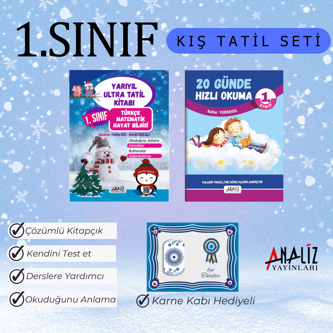 1.SINIF KIŞ TATİL SETİ