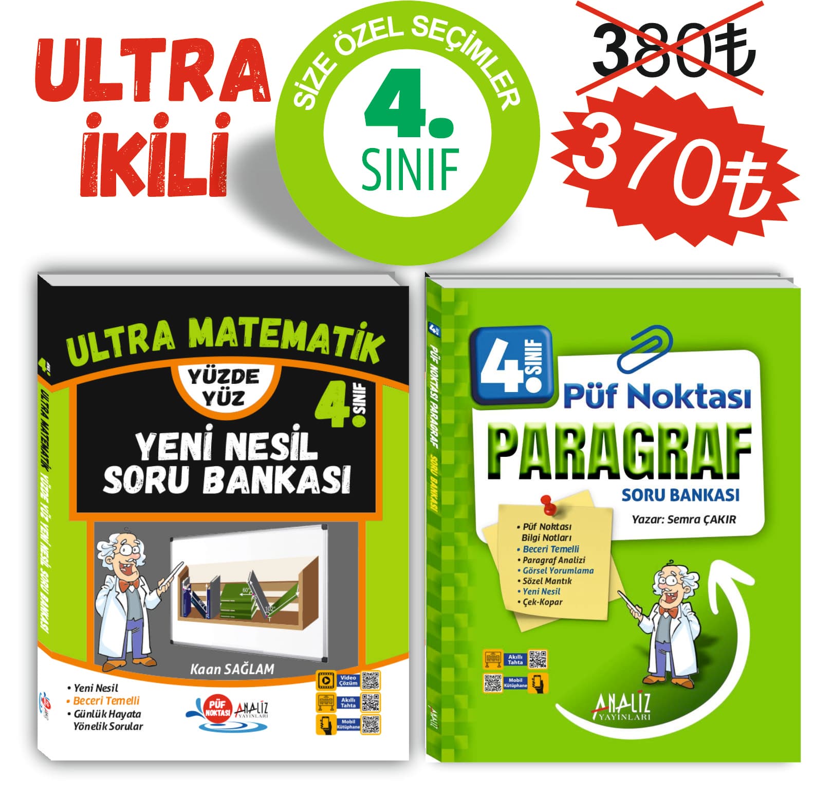 4.SINIF ULTRA 2'Lİ SET (MATEMATİK - PARAGRAF)