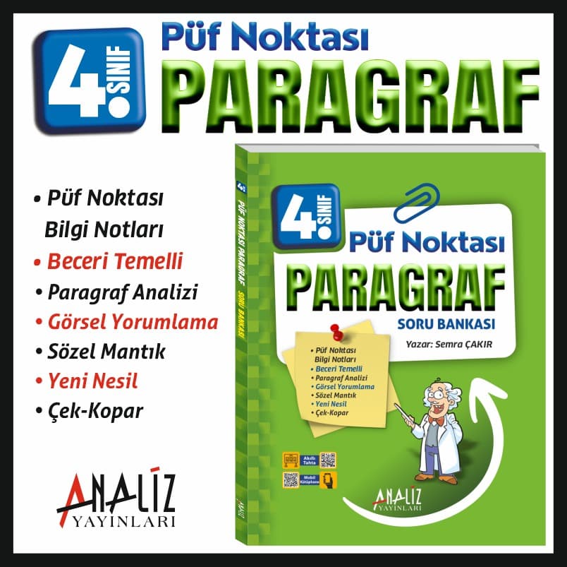 4.SINIF ULTRA PARAGRAF YENİ NESİL  SORU BANKASI