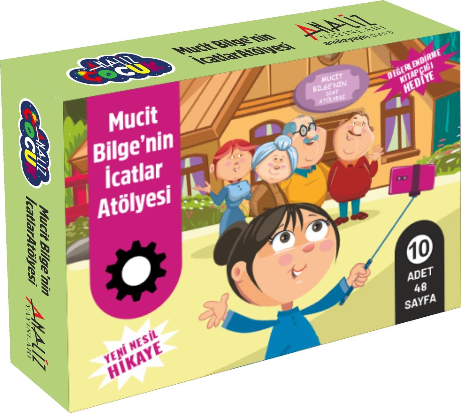 MUCİT BİLGE'NİN İCATLAR ATÖLYESİ 10'LU HİKAYE SETİ + DEĞERLENDİRME TESTİ